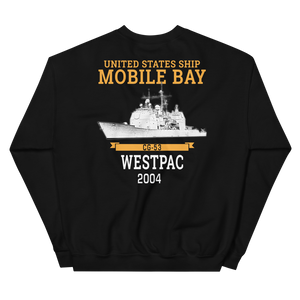 USS Mobile Bay (CG-53) 2004 Deployment Sweatshirt