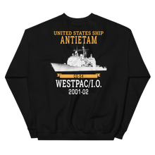Load image into Gallery viewer, USS Antietam (CG-54) 2001-02 Deployment Sweatshirt
