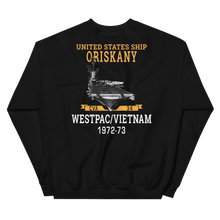 Load image into Gallery viewer, USS Oriskany (CVA-34) 1972-73 WESTPAC/VIETNAM Unisex Sweatshirt