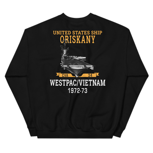 USS Oriskany (CVA-34) 1972-73 WESTPAC/VIETNAM Unisex Sweatshirt