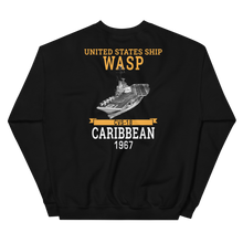 Load image into Gallery viewer, USS Wasp (CVS-18) 1967 CARIBBEAN Unisex Sweatshirt