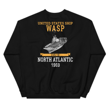 Load image into Gallery viewer, USS Wasp (CVS-18) 1969 N. ATLANTIC Unisex Sweatshirt