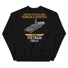Load image into Gallery viewer, USS Franklin D. Roosevelt (CVA-42) 1966-67 VIETNAM Sweatshirt