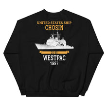 Load image into Gallery viewer, USS Chosin (CG-65) 1997 WESTPAC Unisex Sweatshirt