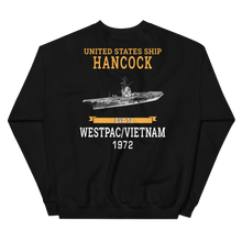 Load image into Gallery viewer, USS Hancock (CVA-19) 1972 WESTPAC/VIETNAM Unisex Sweatshirt