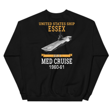 Load image into Gallery viewer, USS Essex (CVS-9) 1960-61 MED CRUISE Sweatshirt