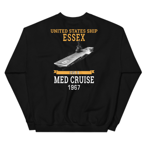 USS Essex (CVS-9) 1967 MED CRUISE Sweatshirt