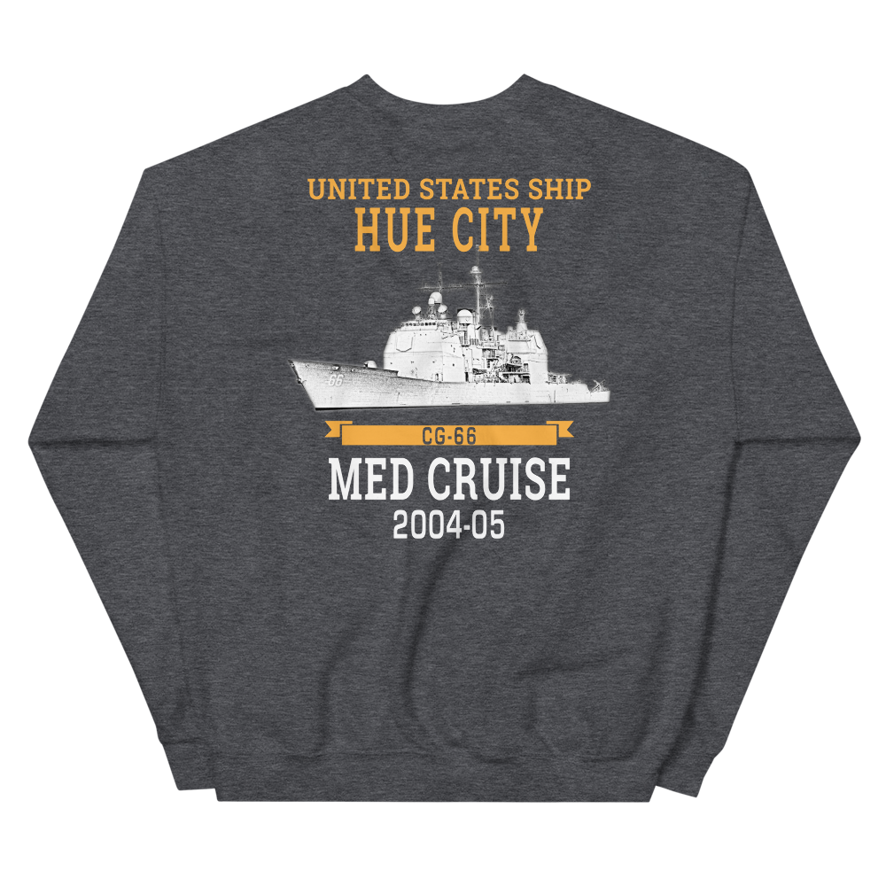 USS Hue City (CG-66) 2004-05 MED Unisex Sweatshirt