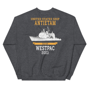 USS Antietam (CG-54) 2003 Deployment Sweatshirt