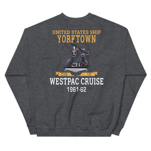 USS Yorktown (CVS-10) 1961-62 WESTPAC Unisex Sweatshirt
