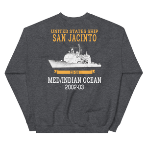 USS San Jacinto (CG-56) 2002-03 Deployment Sweatshirt