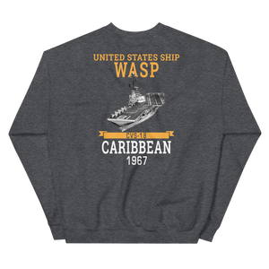 USS Wasp (CVS-18) 1967 CARIBBEAN Unisex Sweatshirt