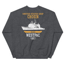Load image into Gallery viewer, USS Chosin (CG-65) 1997 WESTPAC Unisex Sweatshirt