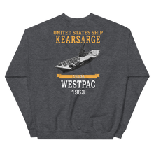 Load image into Gallery viewer, USS Kearsarge (CVS-33) 1963 WESTPAC Sweatshirt