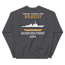 Load image into Gallery viewer, USS Bulkely (DDG-84) 2004 MAIDEN DEPLOYMENT Unisex Sweatshirt