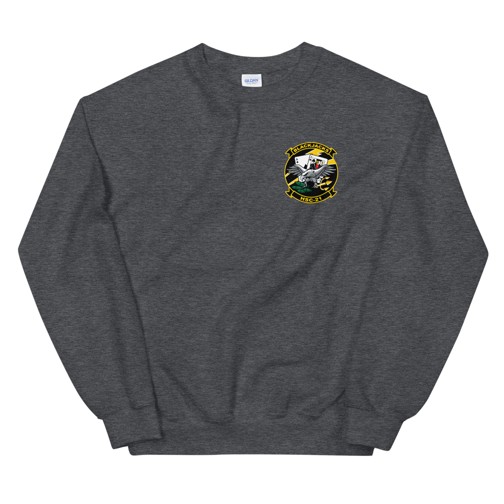 HSC-21 Blackjacks Squadron Crest Unisex Sweatshirt