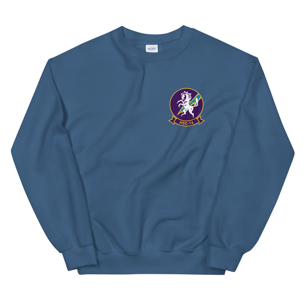 HSC-14 Chargers Squadron Crest Unisex Sweatshirt