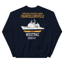Load image into Gallery viewer, USS Chancellorsville (CG-62) 2000-01 WESTPAC Sweatshirt