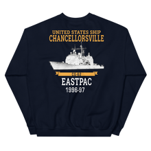 Load image into Gallery viewer, USS Chancellorsville (CG-62) 1996-97 EASTPAC Sweatshirt