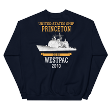 Load image into Gallery viewer, USS Princeton (CG-59) 2010 WESTPAC Sweatshirt