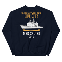 Load image into Gallery viewer, USS Hue City (CG-66) 2010 MED Unisex Sweatshirt