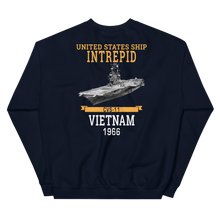 Load image into Gallery viewer, USS Intrepid (CVS-11) 1966 Vietnam Sweatshirt