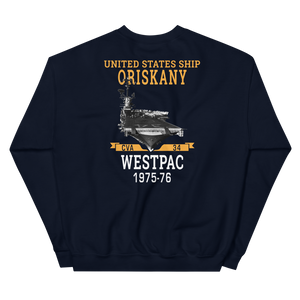 USS Oriskany (CVA-34) 1975-76 WESTPAC Unisex Sweatshirt