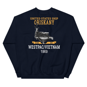 USS Oriskany (CVA-34) 1969 WESTPAC/VIETNAM Unisex Sweatshirt
