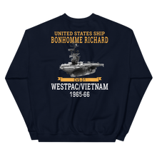 Load image into Gallery viewer, USS Bonhomme Richard (CVS-31) 1965-66 WESTPAC/VIETNAM Unisex Sweatshirt