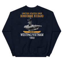 Load image into Gallery viewer, USS Bonhomme Richard (CVS-31) 1969 WESTPAC/VIETNAM Unisex Sweatshirt