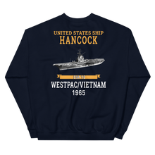 Load image into Gallery viewer, USS Hancock (CVA-19) 1965 WESTPAC/VIETNAM Unisex Sweatshirt