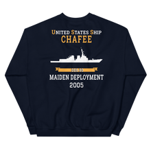 Load image into Gallery viewer, USS Chafee (DDG-90) 2005 MAIDEN DEPLOYMENT Unisex Sweatshirt