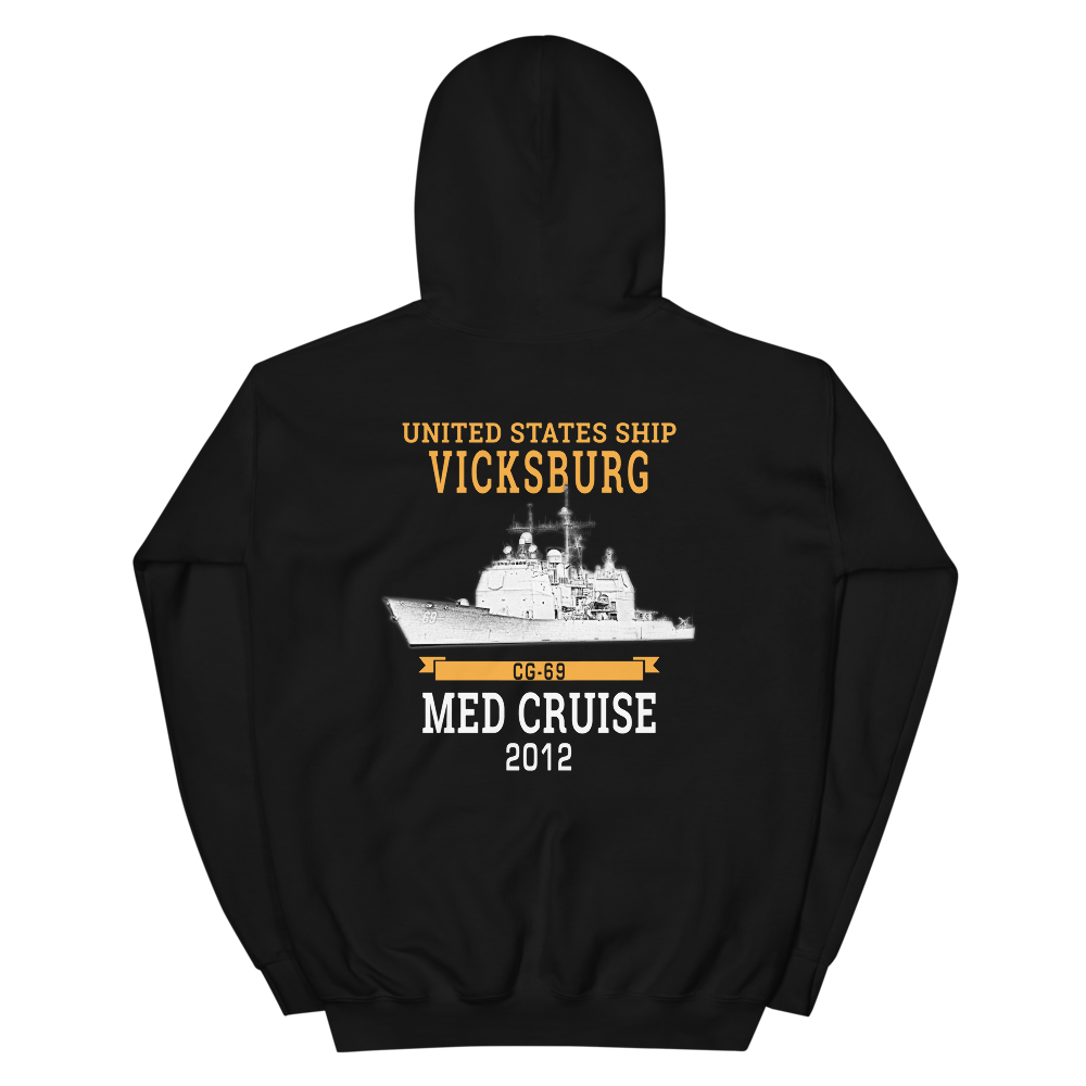 USS Vicksburg (CG-69) 2012 MED Unisex Hoodie