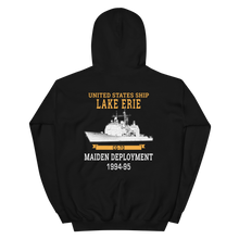 Load image into Gallery viewer, USS Lake Erie (CG-70) 1994-95 Maiden Deployment Unisex Hoodie