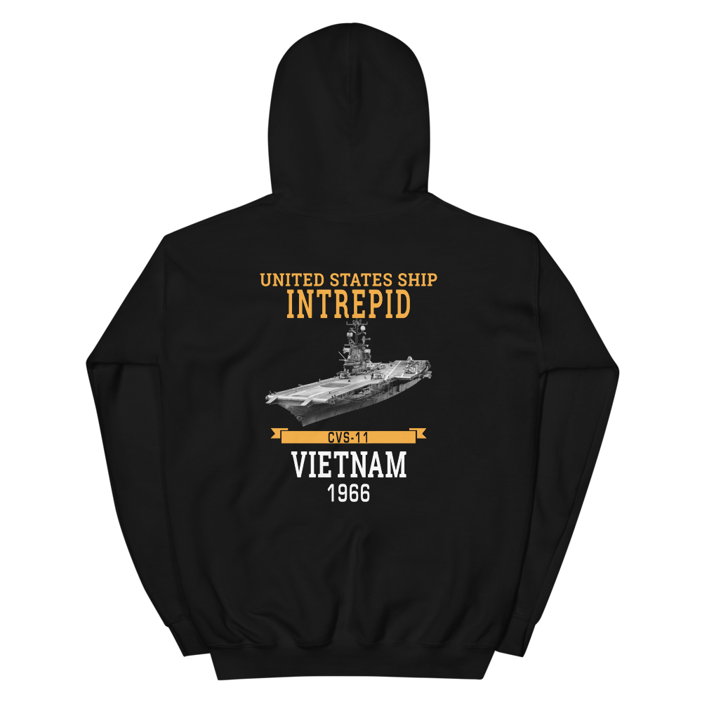 USS Intrepid (CVS-11) 1966 Vietnam Hoodie