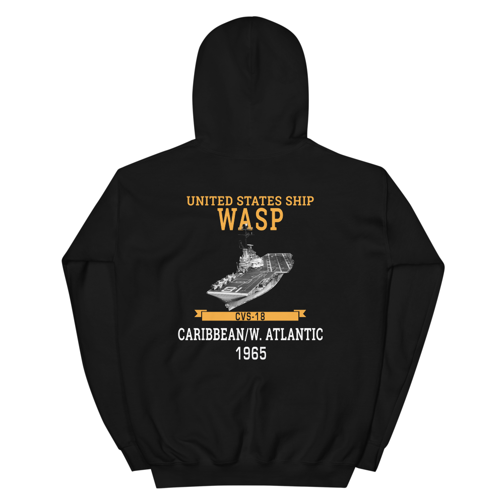 USS Wasp (CVS-18) 1965 CARIBBEAN/W. ATLANTIC Unisex Hoodie