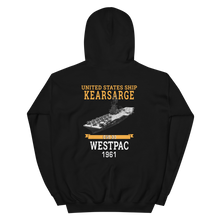 Load image into Gallery viewer, USS Kearsarge (CVS-33) 1961 WESTPAC Hoodie