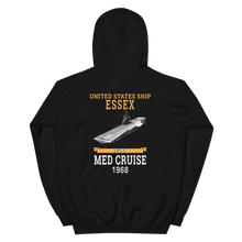 Load image into Gallery viewer, USS Essex (CVS-9) 1968 MED CRUISE Hoodie