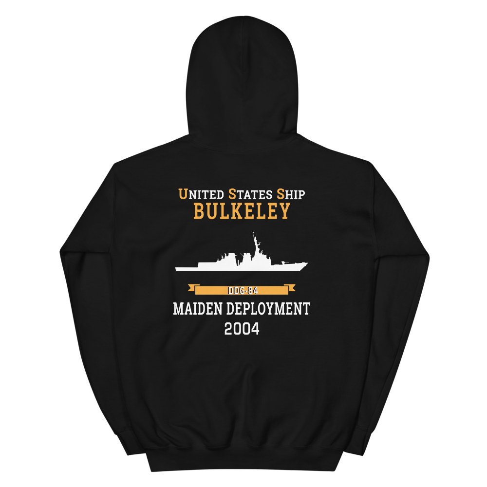 USS Bulkely (DDG-84) 2004 MAIDEN DEPLOYMENT Unisex Hoodie