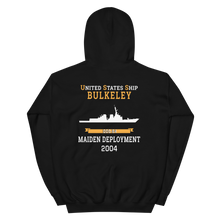 Load image into Gallery viewer, USS Bulkely (DDG-84) 2004 MAIDEN DEPLOYMENT Unisex Hoodie