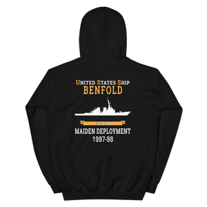 USS Benfold (DDG-65) 1997-98 MAIDEN DEPLOYMENT Unisex Hoodie