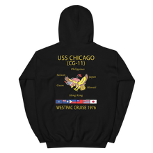 Load image into Gallery viewer, USS Chicago (CG-11) 1976 WESTPAC Cruise Hoodie
