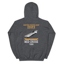Load image into Gallery viewer, USS Essex (CVS-9) 1968 MED CRUISE Hoodie