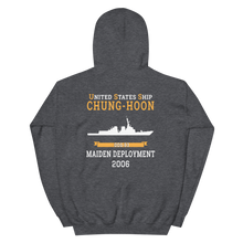Load image into Gallery viewer, USS Chung-Hoon (DDG-93) 2006 MAIDEN DEPLOYMENT Unisex Hoodie