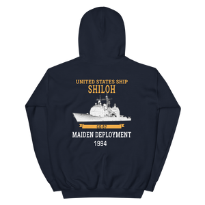 USS Shiloh (CG-67) 1994 Maiden Deployment Hoodie