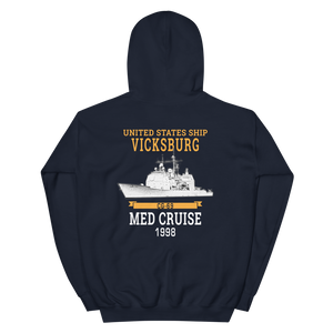 USS Vicksburg (CG-69) 1998 MED Unisex Hoodie