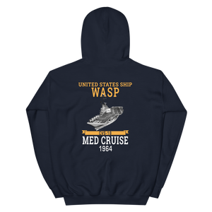 USS Wasp (CVS-18) 1964 MED Unisex Hoodie
