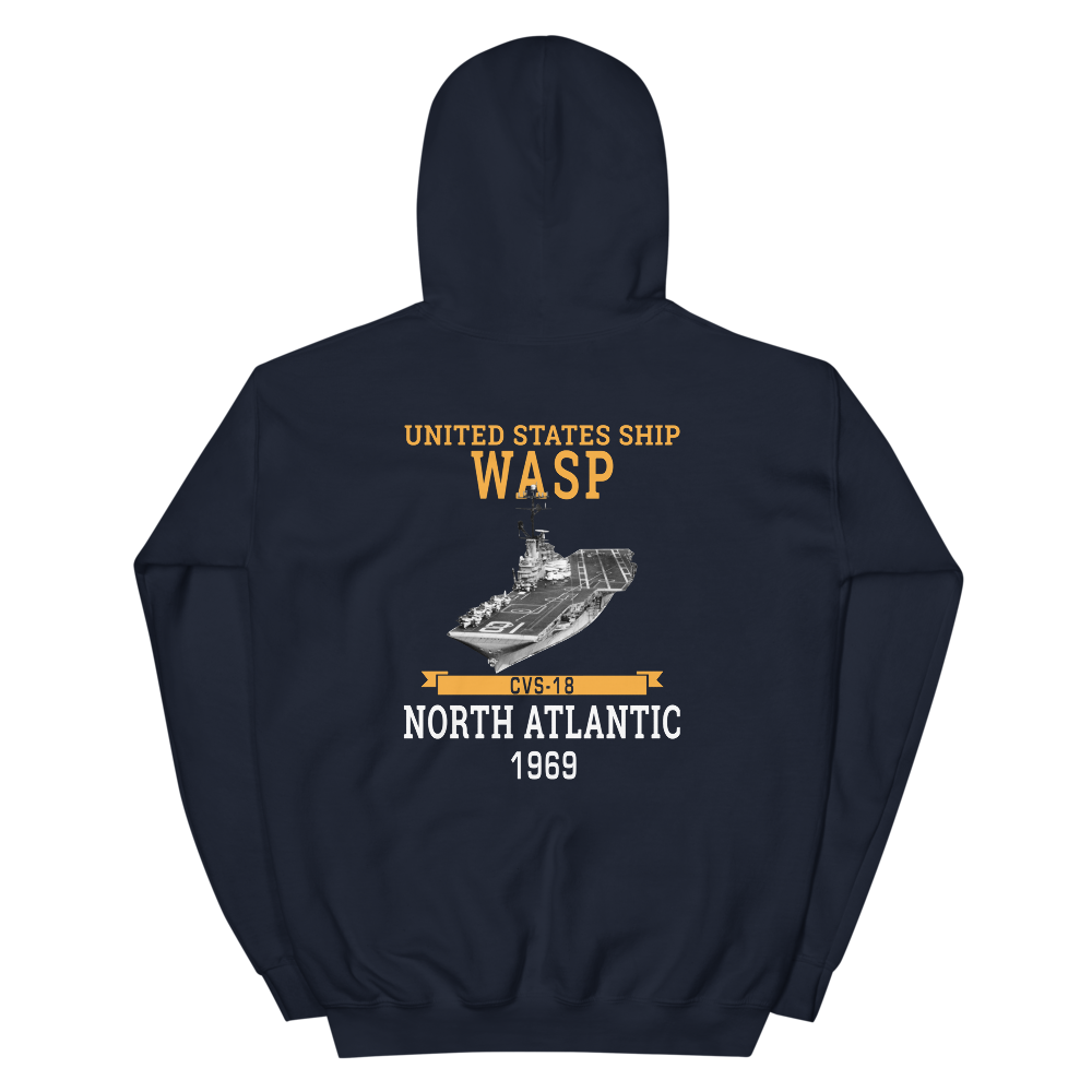 USS Wasp (CVS-18) 1969 N. ATLANTIC Unisex Hoodie