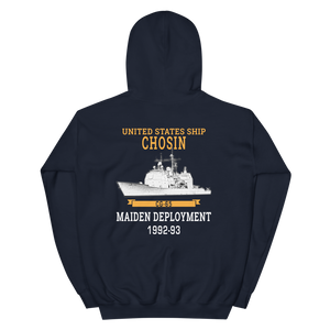 USS Chosin (CG-65) 1992-93 Maiden Deployment Unisex Hoodie