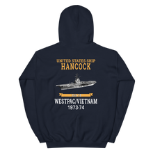 Load image into Gallery viewer, USS Hancock (CVA-19) 1973-74 WESTPAC/VIETNAM Unisex Hoodie